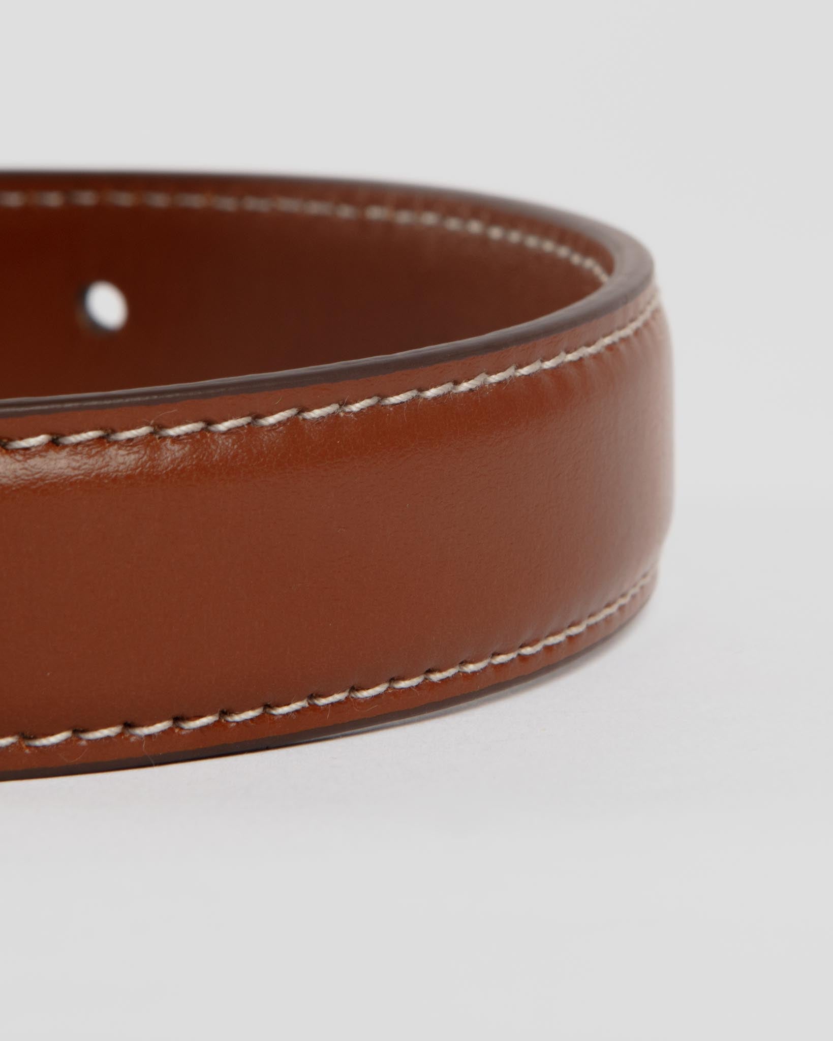 Dog Collar in Tobacco Brown