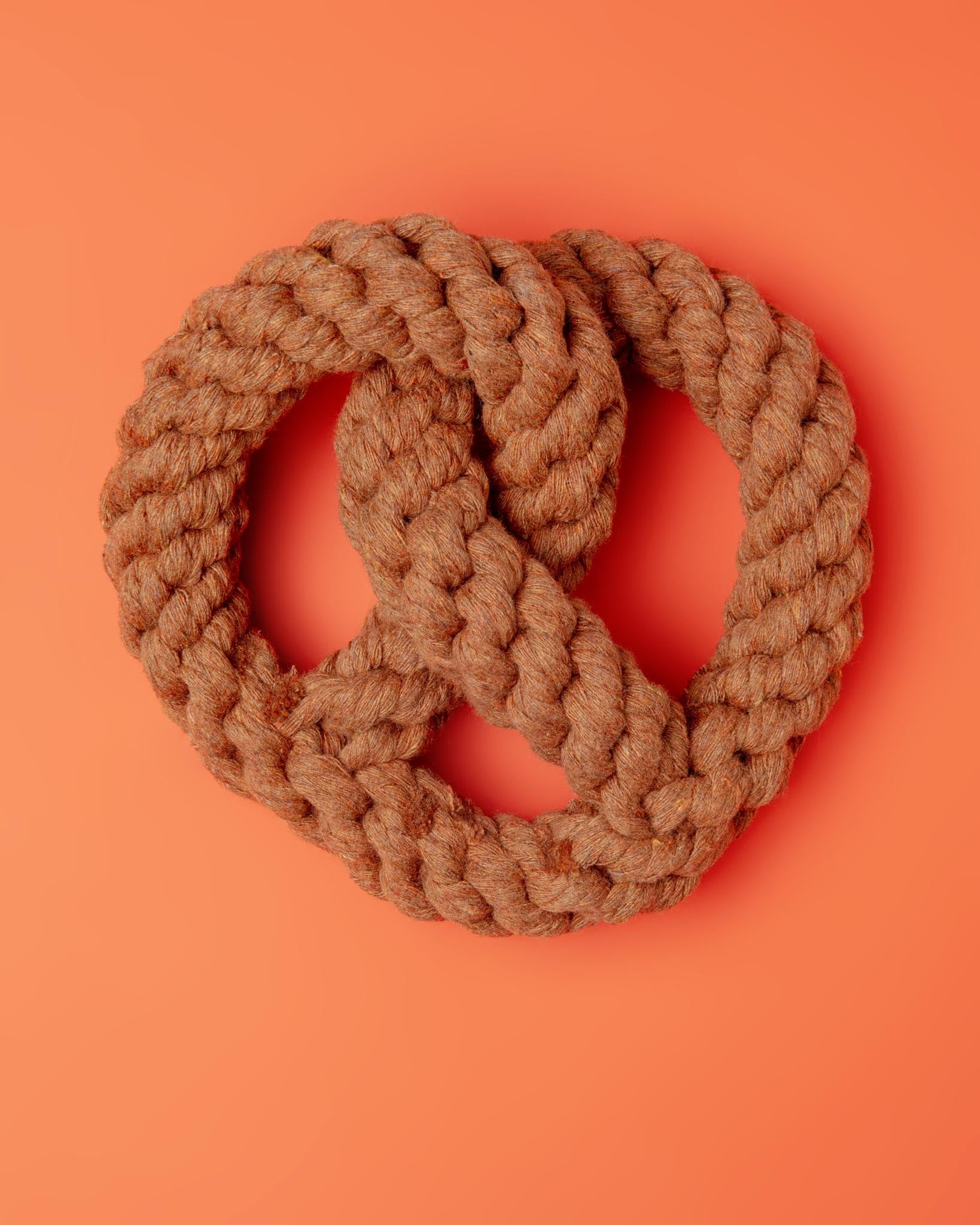 Handmade Pretzel Rope Dog Toy