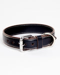 Leather Dog Collar in Black