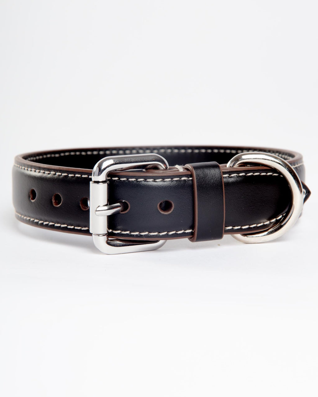 Leather Dog Collar in Black