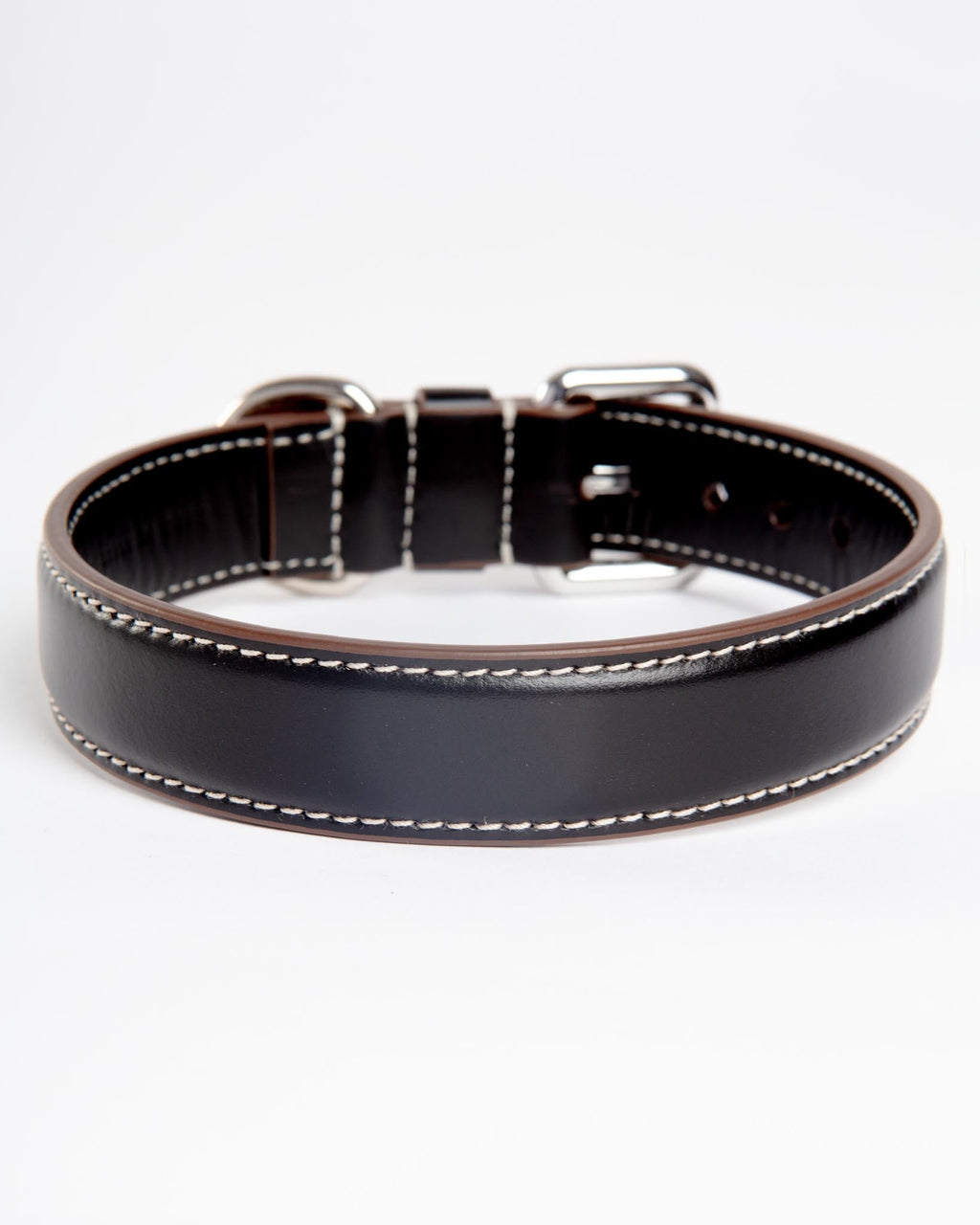 Leather Dog Collar in Black
