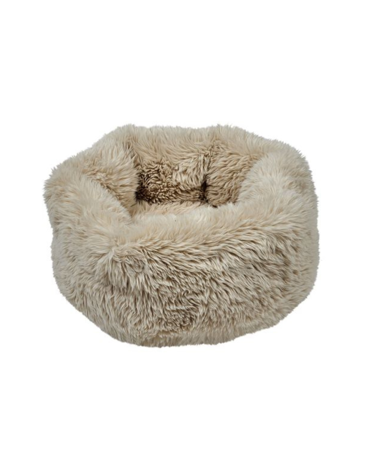 Soft faux fur pet bed